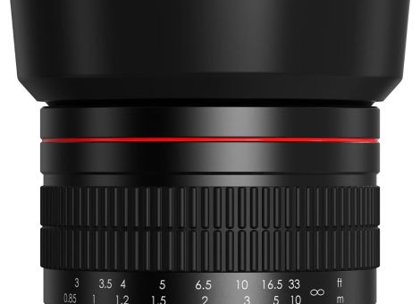 Lightdow 85mm F1.8 Medium Telephoto Manual Focus Full Frame Portrait Lens for Canon EOS Rebel T8i T7i T7 T6 T3i T2i 4000D 2000D 1300D 850D 800D 600D 550D 90D 80D 77D 70D 50D 6D 5D etc