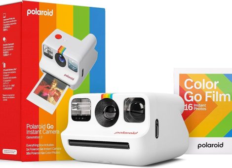 Go Generation 2 – Mini Instant Camera + Film Bundle (16 Photos Included) – White (6282)